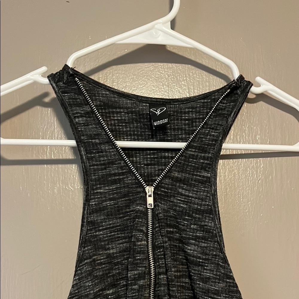 Windsor Black and Gray Mini Dress